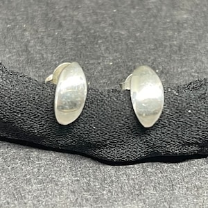 Silver Horn Shape Earrings