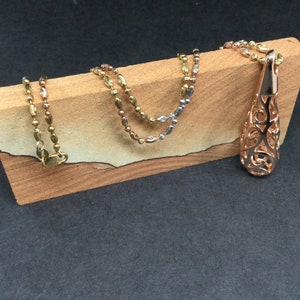 Silver Gilt Pendent and Chain