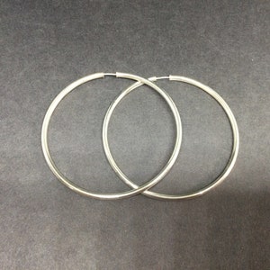 Silver Hoop Earrings