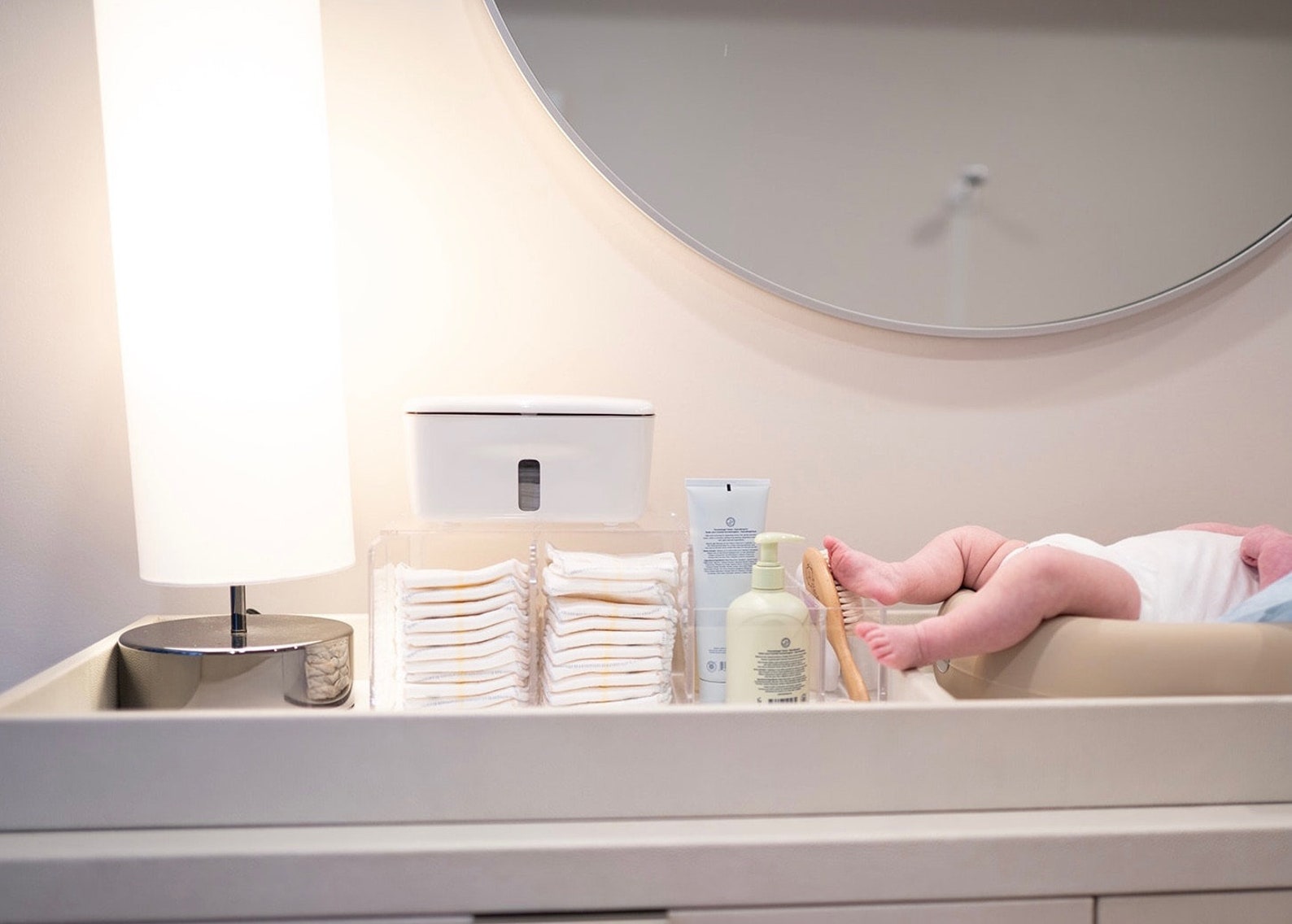 Lucite Plexi Diaper Caddy Changing Table Storage Etsy