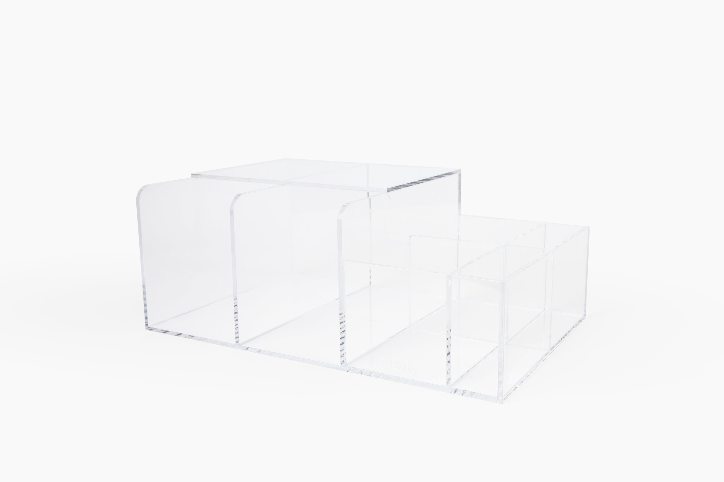 Acrylic changing cheap table storage