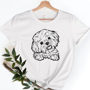 Maltese Shirt, Maltese Lover Tshirt, Maltese Mom Shirt, Maltese Dad Shirt, Dog Lover Shirt, Dog Lover Gift, Bichon Frise, Shih Tzu, Maltese