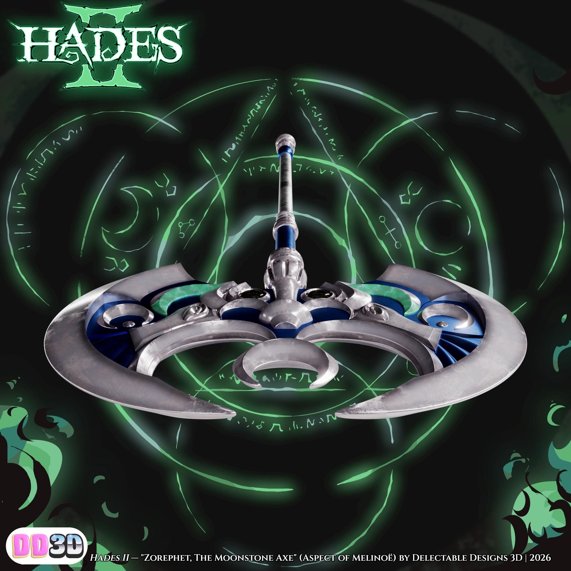 Hades II: Zorephet the Moonstone Axe (aspect of Melinoe) | Life