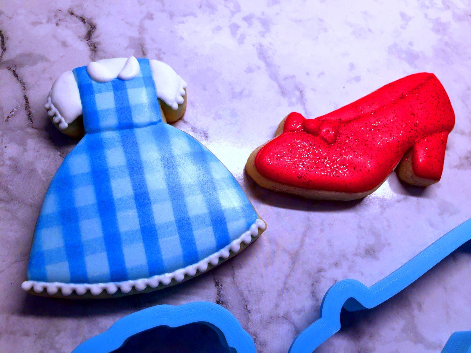 Ruby Cookie Cutter Wizard of Oz Dorothy's Dress and Ruby Slipper Cookie Cutter Set - Etsy