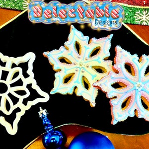 Elegant Snowflake Cookie Cutter