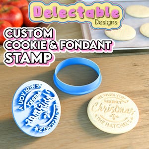 Niestandardowy stempel do ciastek i masy cukrowej z wykrawaczem