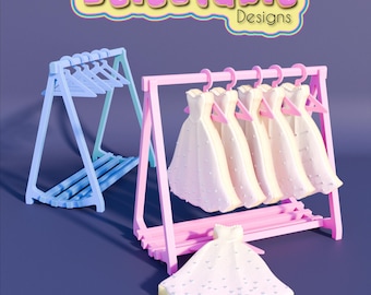 Mini Decorated Cookie Rack | Clothing Rack | Clothes Rack - Etsy