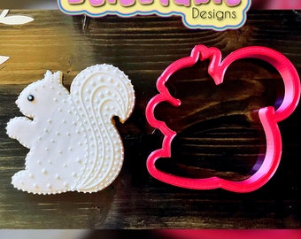 Squirrel Woodland Creatures Ornamental Cookie Cutter