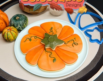 10 Inch Pumpkin Platter Cookie Cutter Set