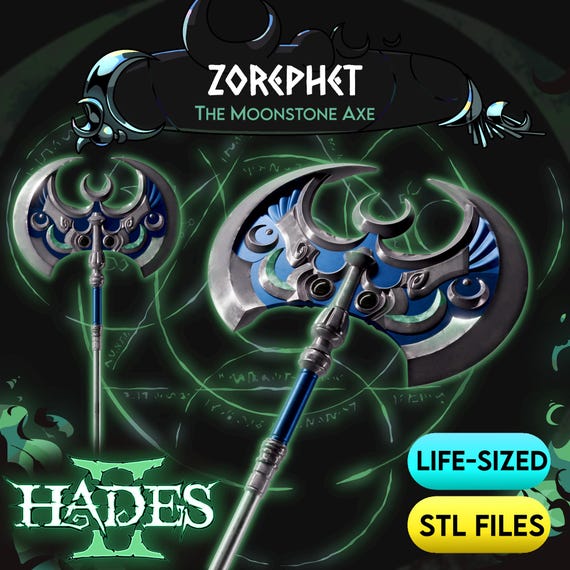 Hades II: Zorephet the Moonstone Axe (aspect of Melinoe) | Life