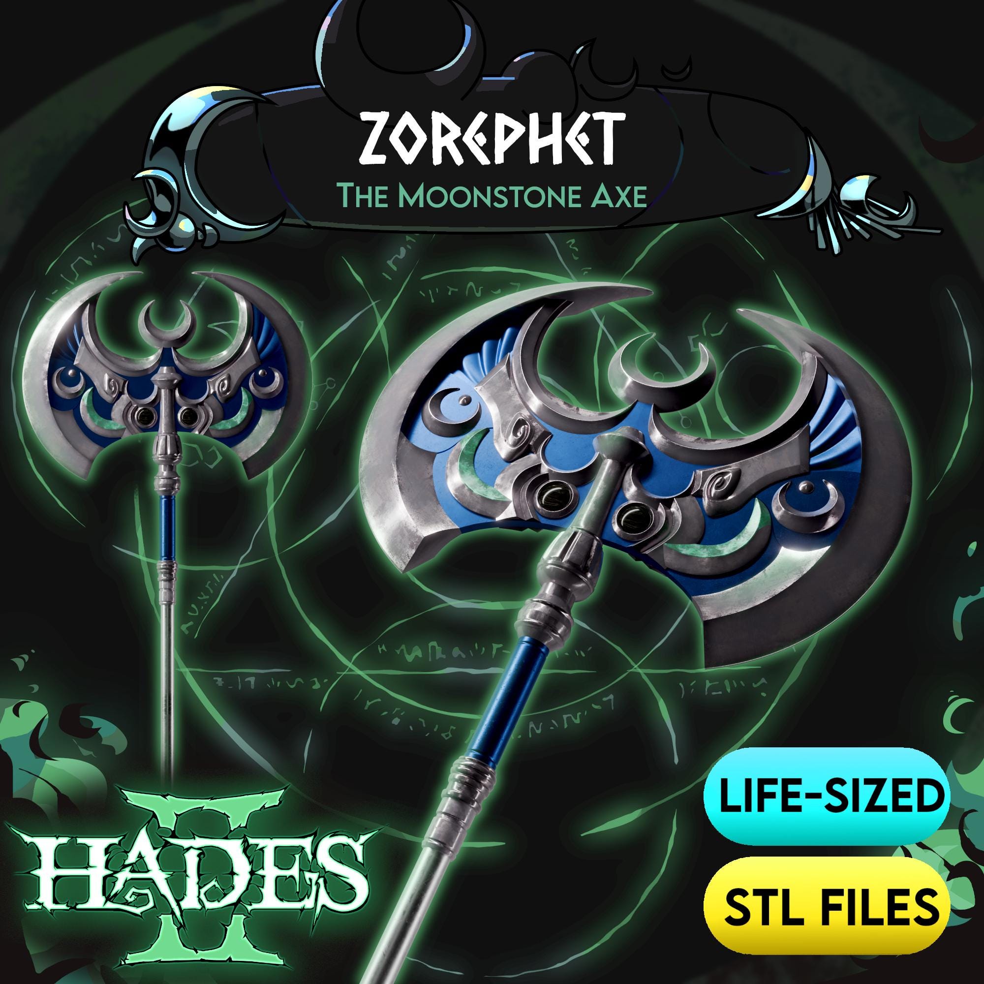 Hades II: Zorephet the Moonstone Axe (aspect of Melinoe) | Life