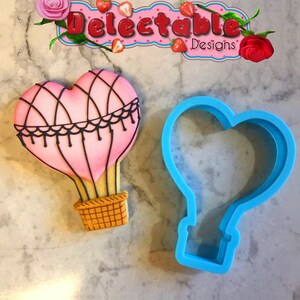 Heart Air Balloon Cookie Cutter