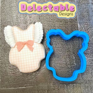 Rüschen Ärmel Baby Girl Body Cookie Cutter