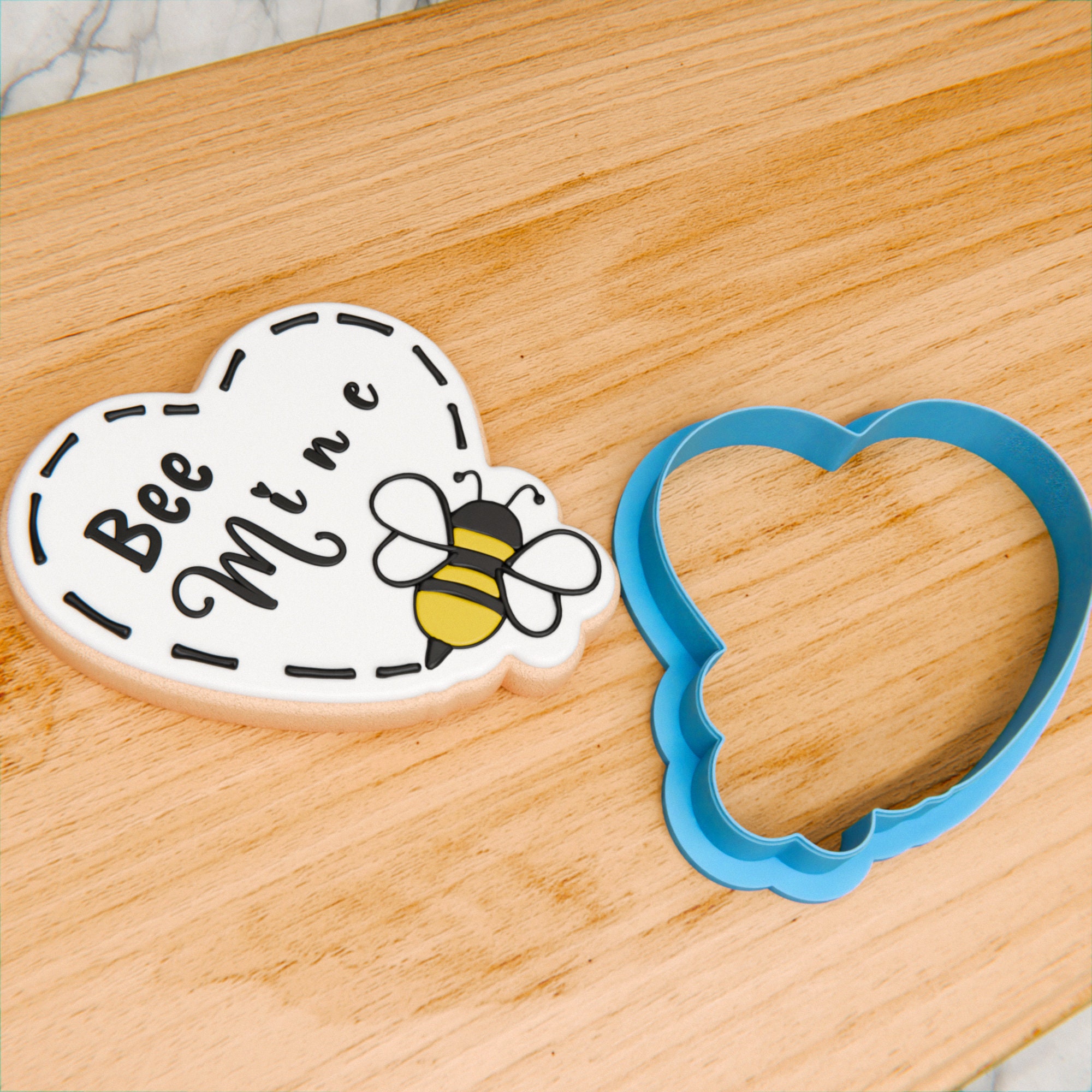 Bee Mine Heart Cookie Cutter - Etsy