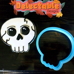 Simple Skull Halloween Cookie Cutter