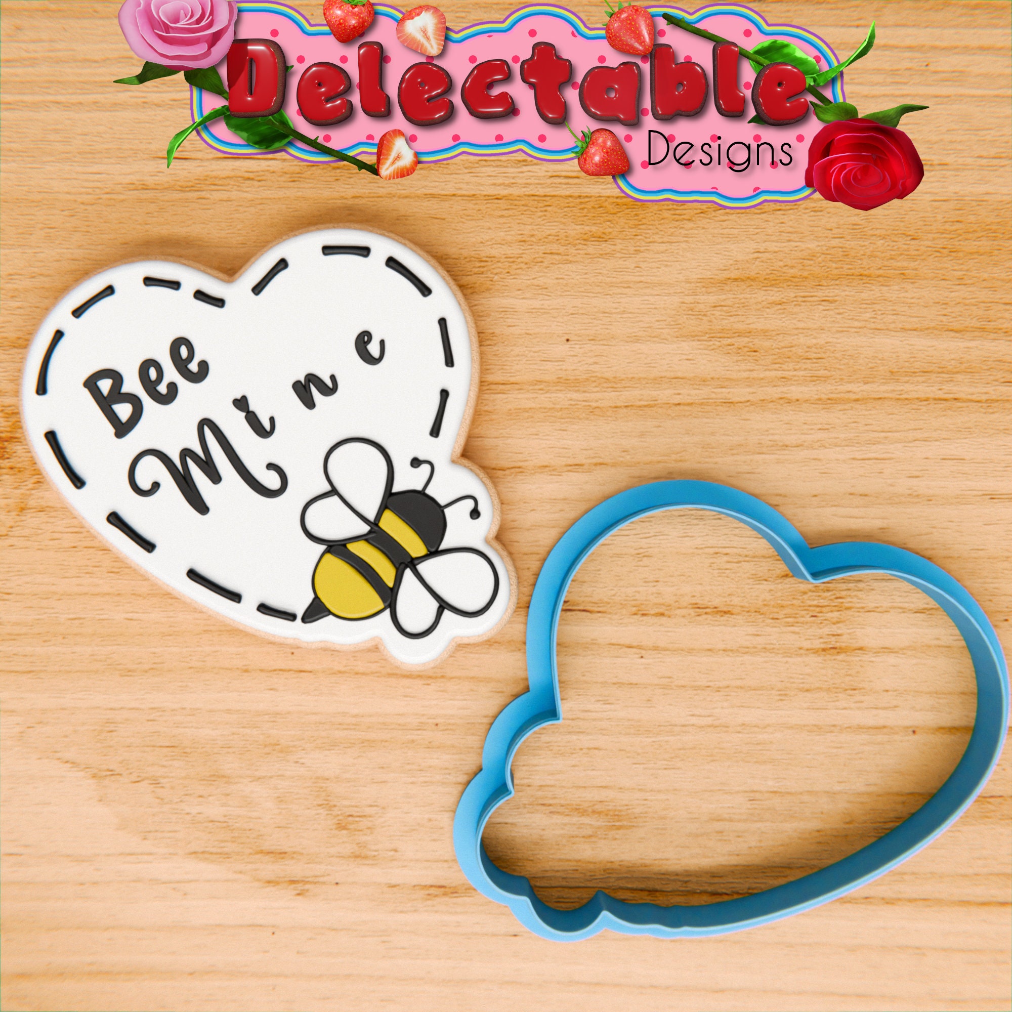 Bee Mine Heart Cookie Cutter - Etsy