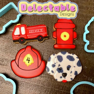 Fire Fighter / Firehouse Cookie Cutter Set