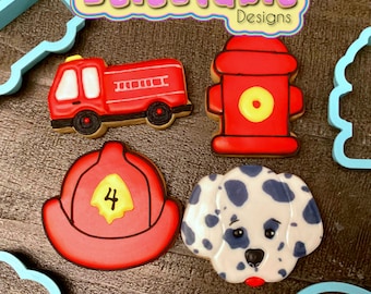 Fire Fighter / Firehouse Cookie Cutter Set
