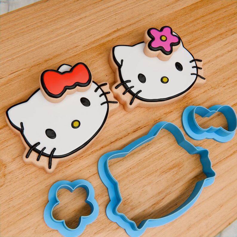 Hallow Kitty Double Decker Cookie Cutter Set - Etsy