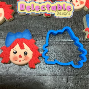 Raggedy Ann docka kakform