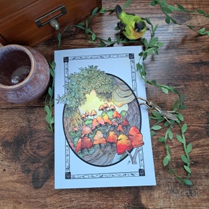 Light Academia Mushroom Forest Journal