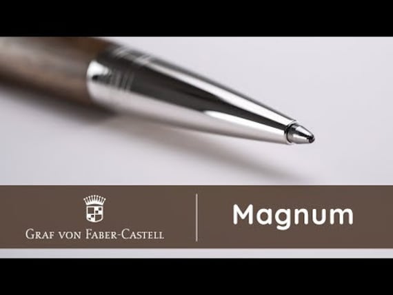 Graf Von Faber-Castell Magnum Fountain Pen, Walnut - Fine