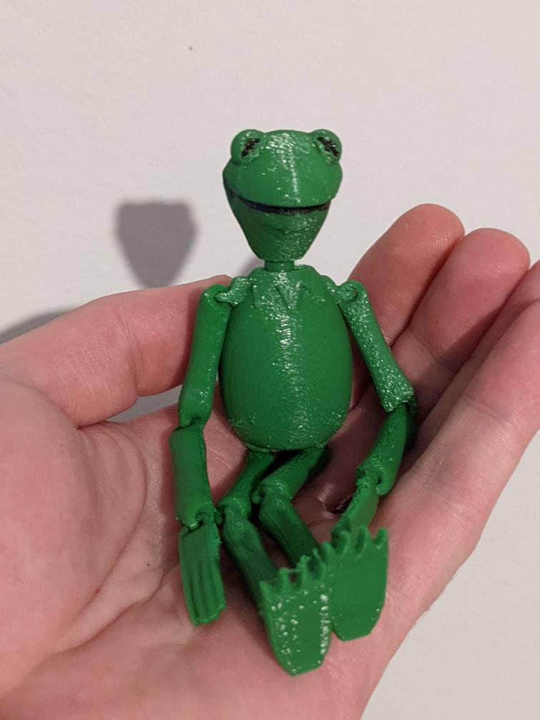 homemade kermit puppet