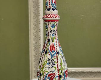 Antique Turkish Kutahya vase with gorgeous Iznik design - Etsy 日本