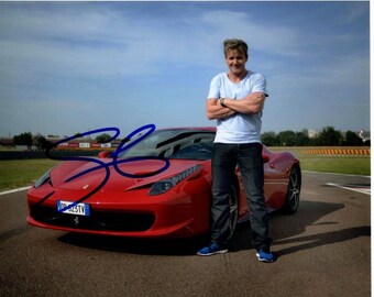 Gordon Ramsay signed autographed 8x10 photograph