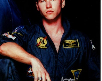 Val Kilmer signed autographed 8x10 top gun tom iceman kazanksy photograph