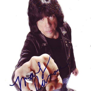 Marky ramone signed autographed 8x10 photograph