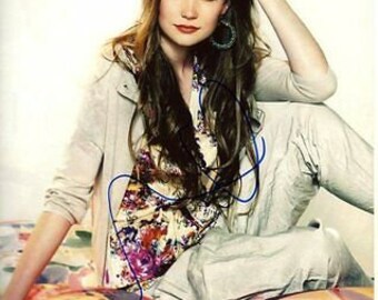 ミア・ワシコウスカ直筆サイン入り2Lサイズ写真…Mia Wasikowska ミア・ワシコウスカ直筆サイン入り2Lサイズ写真…Mia Wasikowska