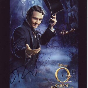 James franco signed autographed 8x10 oz the great and powerful photograph