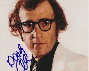 Woody Allen ondertekende gesigneerde 8x10 foto
