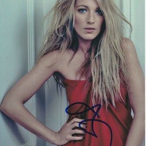 Blake Lively signed autographed 8x10 photograph