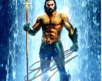 Jason Momoa signed autographed 8x10 aquaman photograph