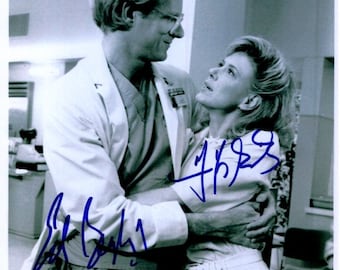 Ed Begley Jr. and Jennifer Savidge Signed Autographed 8x10 St. Elsewhere Photograph