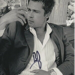 Brad Pitt signed autographed 8x10 photograph