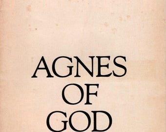 Geraldine Page and Amanda Plummer signed autographed Agnes Of God playbill
