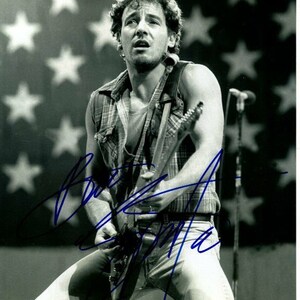 Bruce Springsteen signed autographed 8x10 photograph