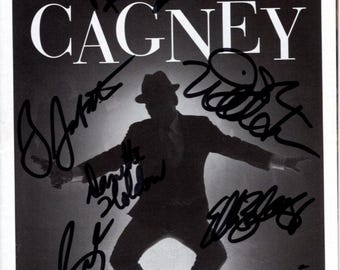 Cagney signed autographed cast playbill