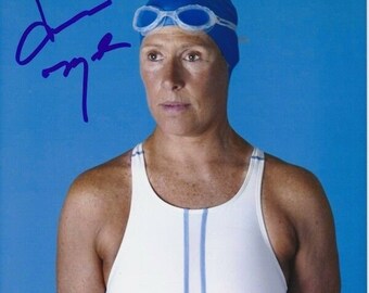 Diana nyad signed autographed 8x10 photograph