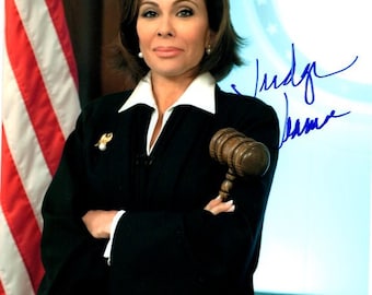 Sędzia Jeanine Pirro podpisała fotografię 8x10 (Fox News)