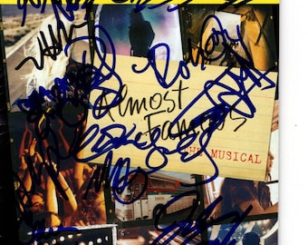 Almost Famous signed autographed cast playbill w/ Cameron Crowe