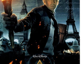 Nicolas Nic Cage podpisał autograf 8x10 National Treasure Book of Secrets fotografia Bena Gatesa