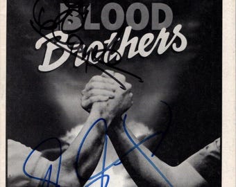 Petula Clark & Shaun Cassidy signed autographed Blood Brothers playbill