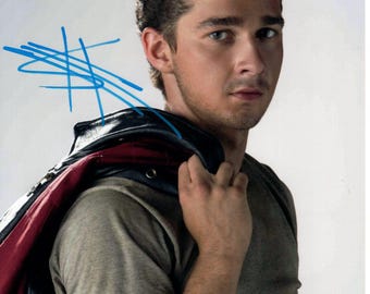 Shia LaBeouf signed autographed 8x10 Indiana Jones Mutt Williams photograph