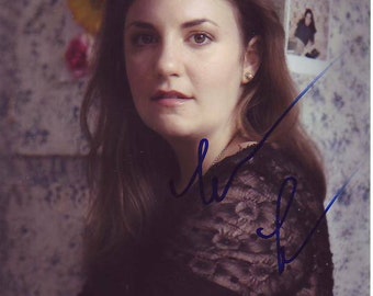 Lena dunham signed autographed 8x10 hbo girls hannah horvath photograph