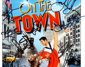On The Town signed autographed cast playbill