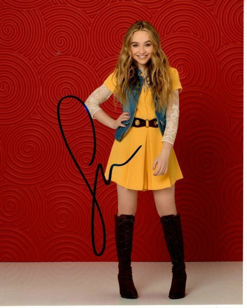 Sabrina Carpenter Signed Autographed 8x10 Photograph Etsy